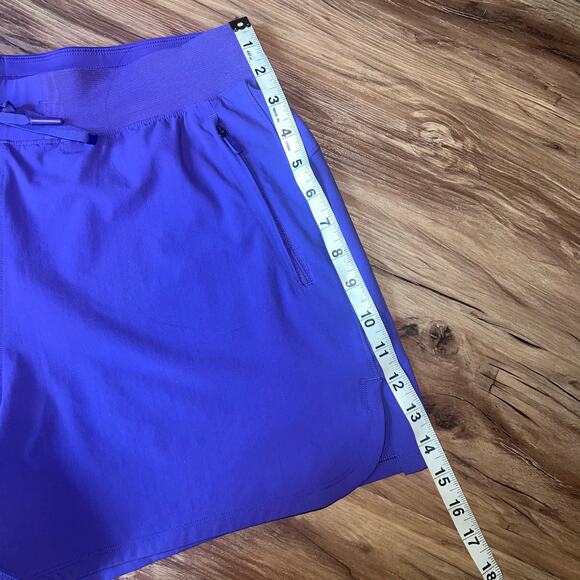 Lululemon Athleta Purple High Rise Crossroads Shorts Size 8 - Picture 7 of 9